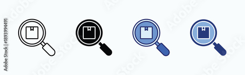 Track Icon Sheet Multiple Style Collection Isolated Vector