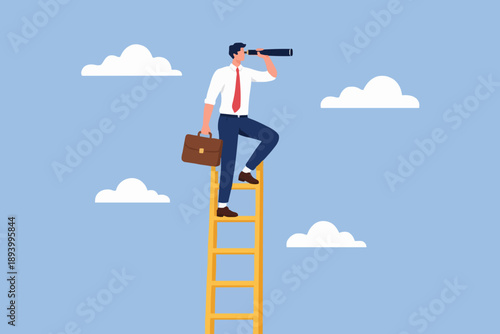 Man Looking Through Telescope