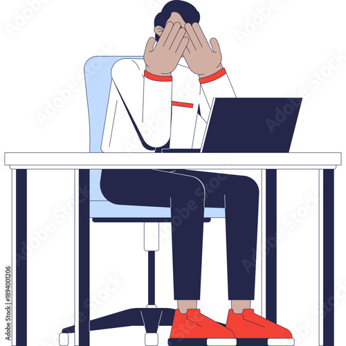 Burnout at Workplace

Emotional Breakdown Illustration

Office Depression Concept