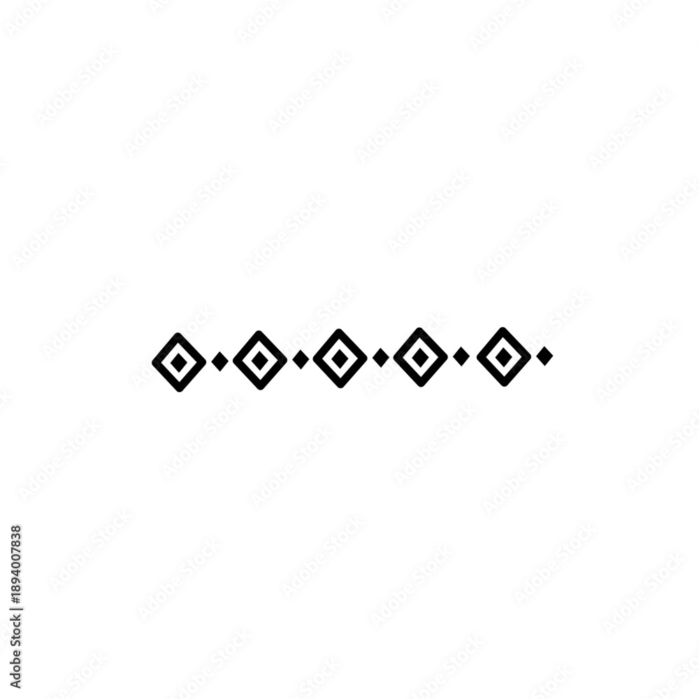 Obraz premium Ethnic tribal border