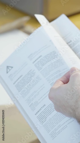 Scroll through assembly instruction manual