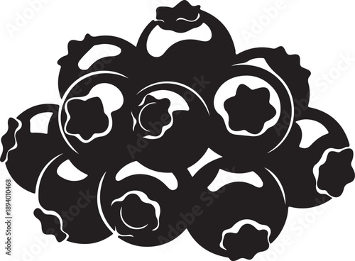 A pile of fresh, ripe blueberries, a healthy and delicious fruit for a vibrant and nutritious diet