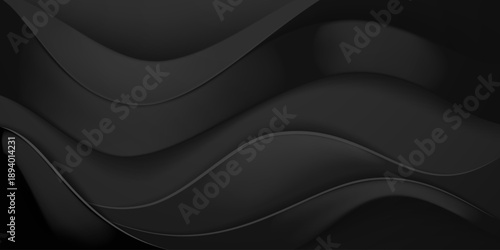 Smooth, dark, and wavy abstract background with subtle gradient effects and flowing curves.