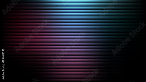 An abstract digital art piece featuring vibrant lines and gradient colors in a modern aesthetic viewed from a straightforward perspective