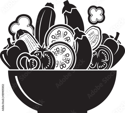 Quiche Lorraine silhouette vector illustration, a slice of French savory pie