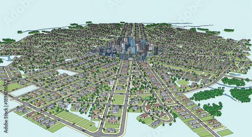 money tree on white background