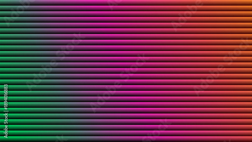 A vibrant abstract background with layered lines, creating a dynamic and colorful visual effect from a straight-on viewpoint.