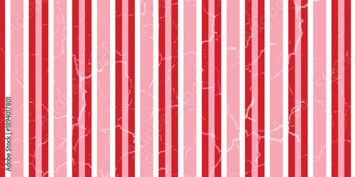 Candy cane Christmas background, peppermint diagonal stripes print seamless pattern