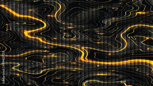 A conceptual illustration representing a vector file with simple black text on a clean white background