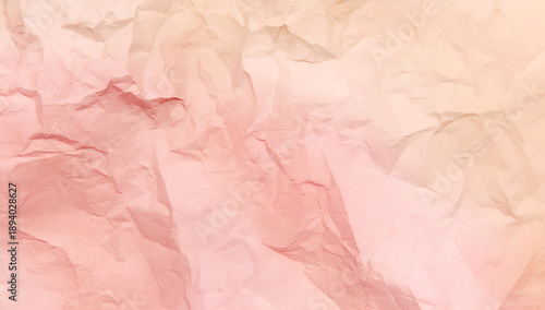 Wallpaper Mural Pink Crumpled Paper Texture Background in Soft Pastel Shades for Creative Design Torontodigital.ca