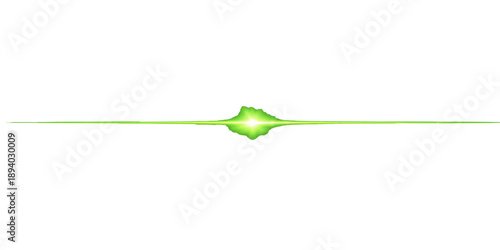A small green sprout with a new leaf grows as a fresh seedling isolated on a white background to represent nature and spring growth