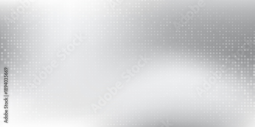 Abstract dot background Silver foil background with metal mirror texture. Chrome gradient surface design simple art