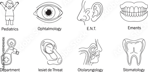 Medical Specialties and Body Parts.