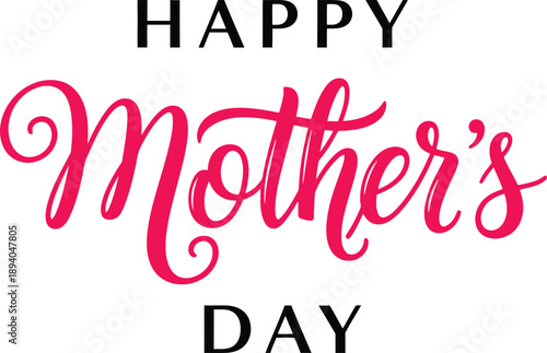 Happy mother's day greeting card image