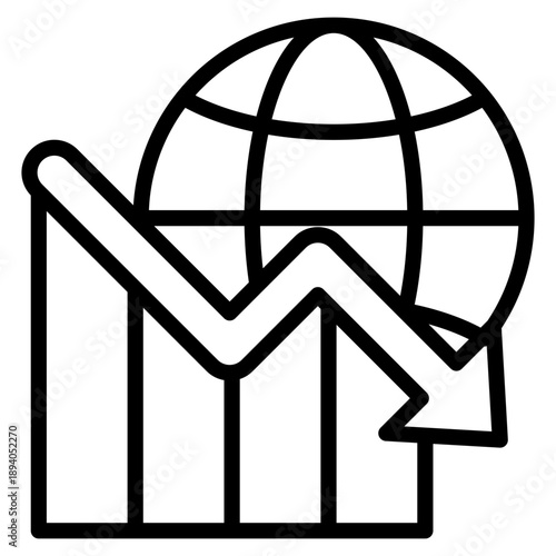 Economic Downturn Icon