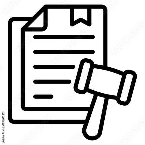 Legal Document Icon
