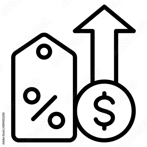 Economic Inflation Icon