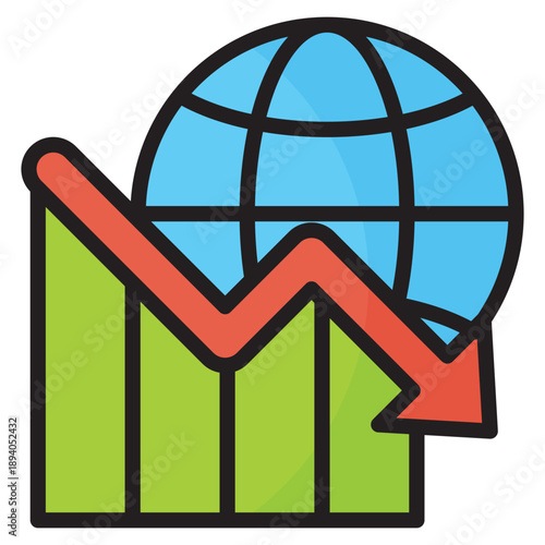 Economic Downturn Icon