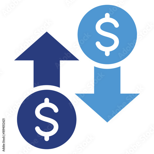 Currency Fluctuation Icon