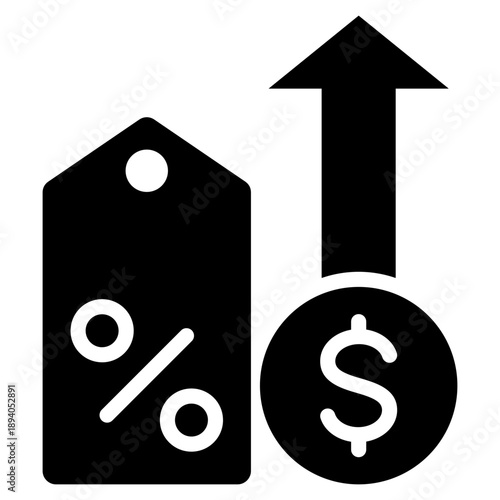 Economic Inflation Icon