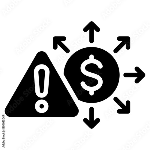 Cash Flow Risk Icon