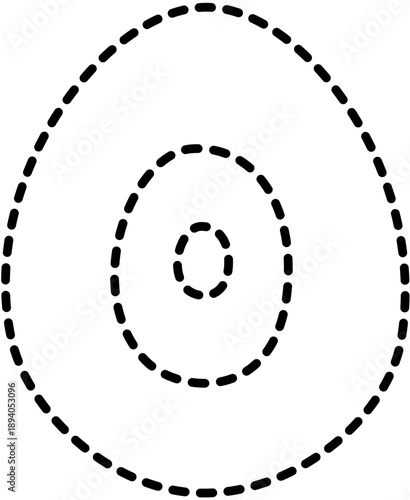 Easter Egg Font Number 0