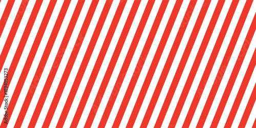 Slanting lines and halftone dots in red colors, Seamless background christmas or winter theme background, Red stripes pattern on white background.