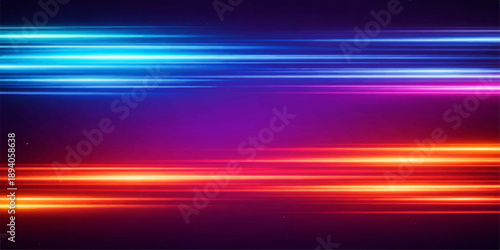 An abstract colorful background features glowing bokeh and motion blur with a vibrant rainbow gradient of blue, purple, and green waves creating a textured energy pattern for a bright artistic backdro