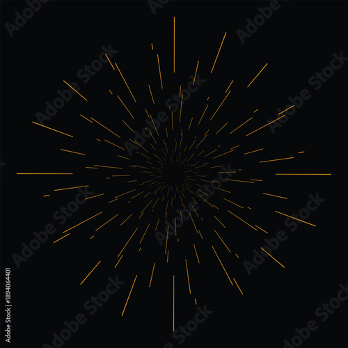 Digital starburst animation frame background