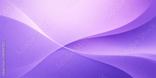 Smooth flowing waves of purple and blue gradient create an abstract motion design with light pink curves and swirling vector textures for a modern wallpaper backdrop