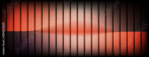 Fotografía Abstract Vertical Stripes Background with Warm Red and Orange Tones and Subtle R