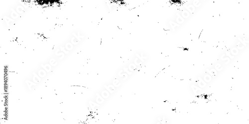 Grunge black ink splat and paint splash illustration featuring a dirty liquid texture on a dark paper pattern with flying dust and splatter drops