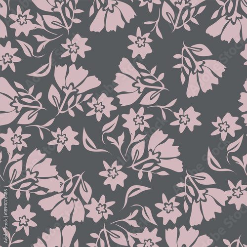 Seamless pattern from bouquet cute floral Traditional ornament yellow floral pattern,Abstract seamless simple floral pattern. Flower pattern. Spring pattern. used for textile, wallpaper, card 
