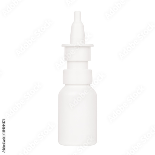 Wallpaper Mural white nasal spray bottle isolated on white background Torontodigital.ca