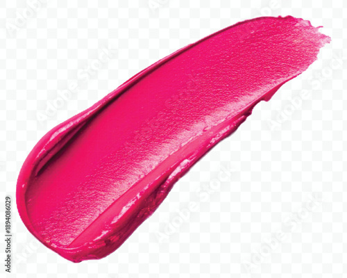 abstract 3d smooth glossy lipstick or paint swatch smear smudge in different color style isolated on white background