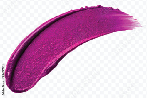 abstract 3d smooth glossy lipstick or paint swatch smear smudge in different color style isolated on white background