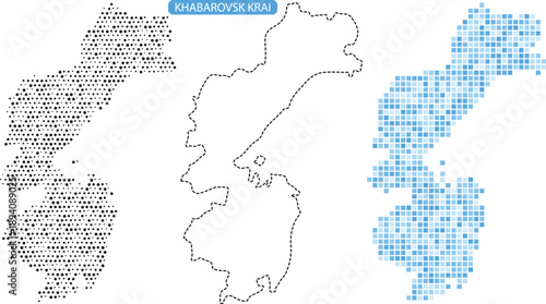 Detailed map of south korea with different visual representations