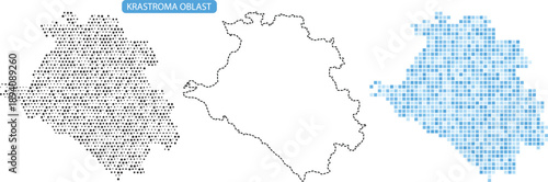 Detailed map of kosovo with various visual representations highlighting geographic details