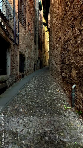Wallpaper Mural narrow street in the old town Torontodigital.ca