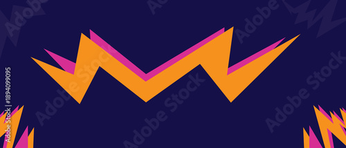 Athletic Cricket Championship Background Lightning Thunder Blue Sport Tournament Vector Design Event Poster Graphics Social Media Template Competition Banner Professional Illustration Energy Pattern