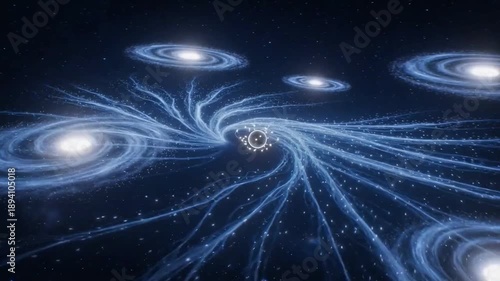 abstract space background with space