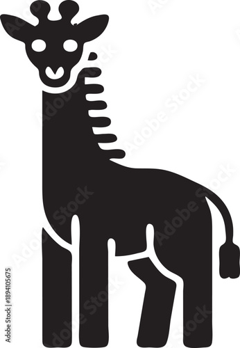 Modern and stylized animal illustration with clean lines and a bold color palette, exuding a friendly and approachable vibe.