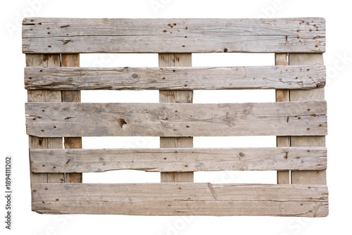 Wallpaper Mural old wooden boards isolated on white background Torontodigital.ca