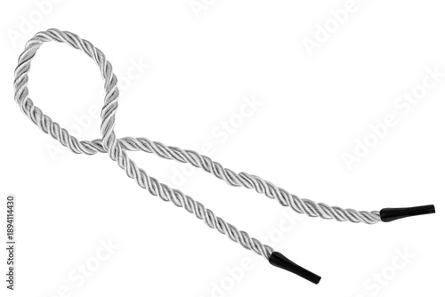 Wallpaper Mural gray fabric laces on white background Torontodigital.ca