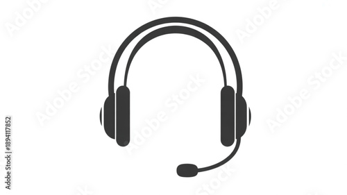 Headphones on White Background represent modern audio technology, clarity, and simplicity in a clean and professional presentation.