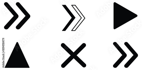 Navigational Icons: A collection of distinct navigational icons for various functions. They can be utilized on any platform and any background. 