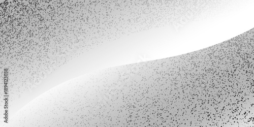 Charcoal splashes, black dotwork grain texture, abstract stipple sand effect, gradient from dots isolated on white background.