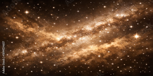 An abstract dark blue nebula glows within a deep cosmos loop featuring a bright starry field and fantasy galaxy light across the vast outer space universe

