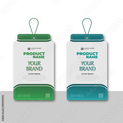 Product Level Hang Tag Design Template