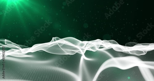 Abstract waves are woven into a bizarre pattern, creating a sense of movement and weightlessness, taking the viewer into a world of ephemeral shapes and rhythms.